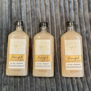 “Peaceful” Bath and Body Works Body Wash + Foam Bath